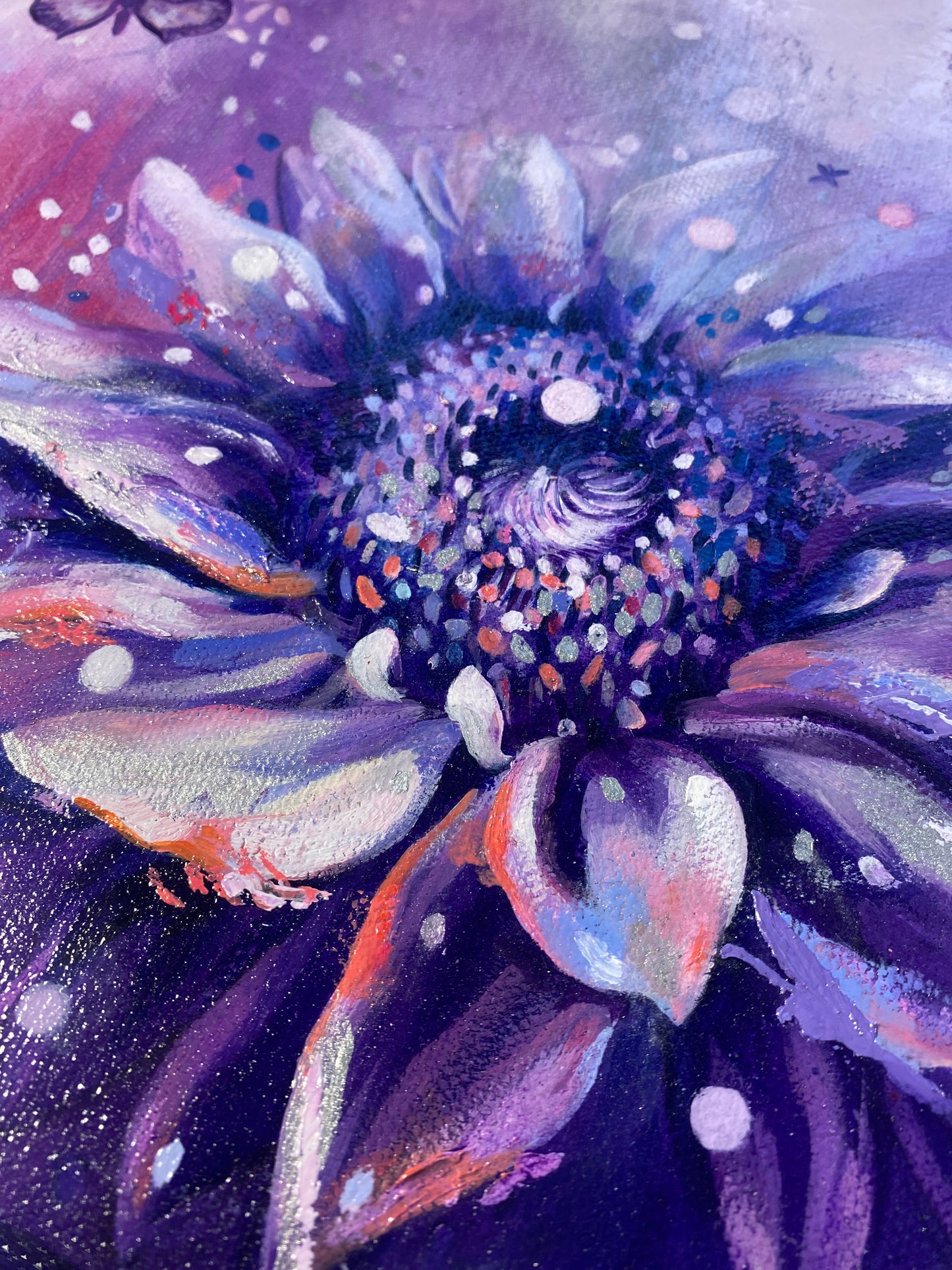 Violet Dreamscape Sunflower