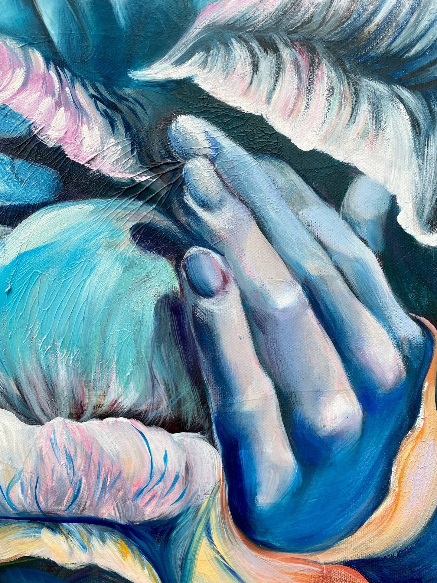 The Kiss ~ Original Oil Painting on Canvas