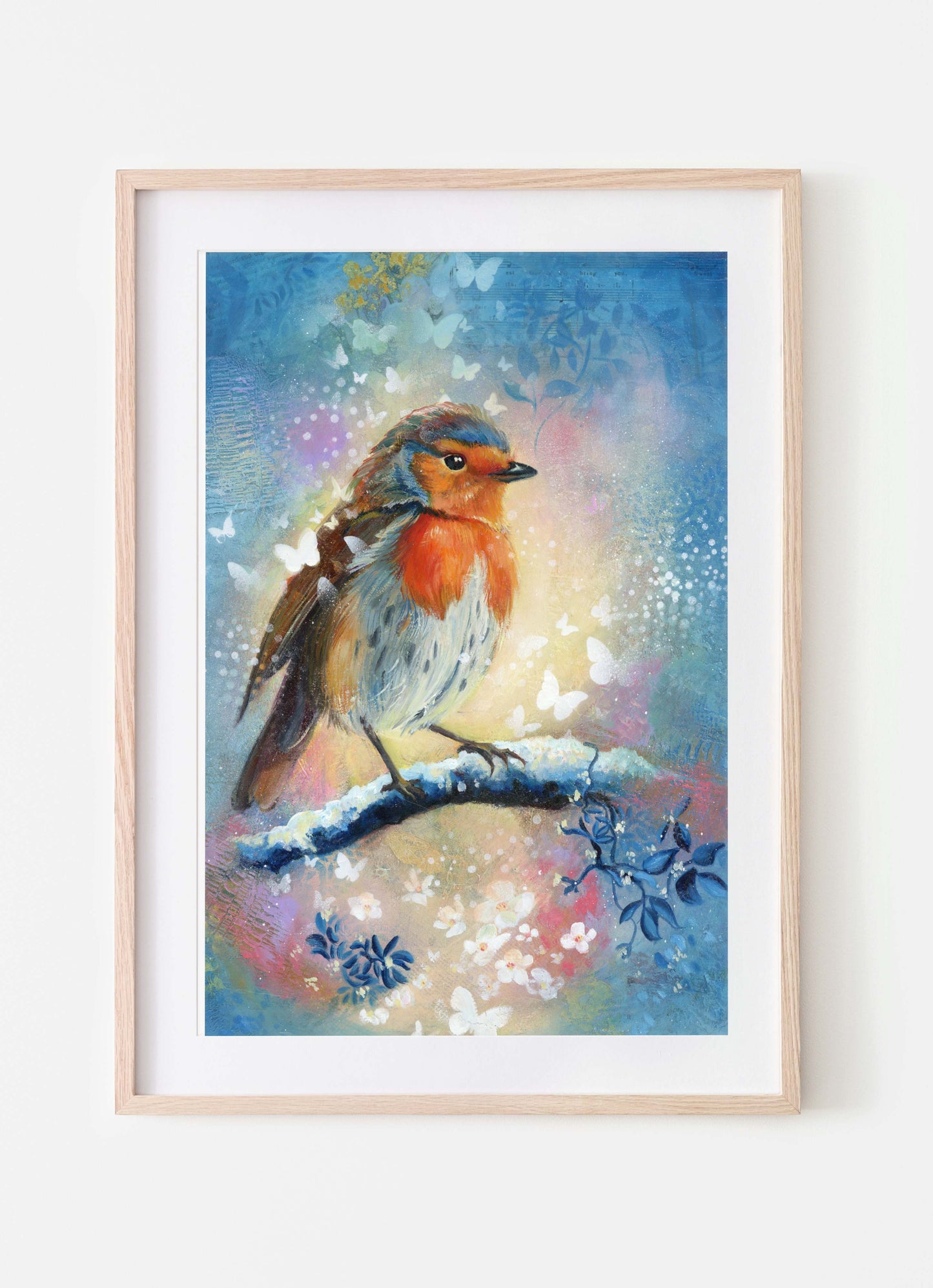 Angel Robin Original Painting