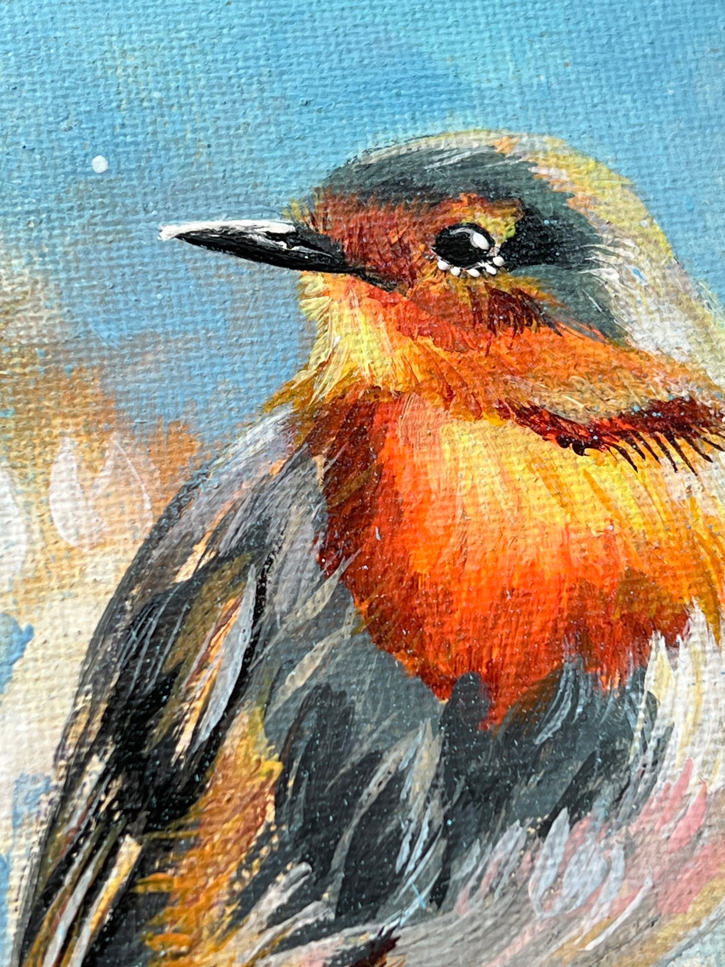 Mini Painting- Charlie Robin in Quiet Repose