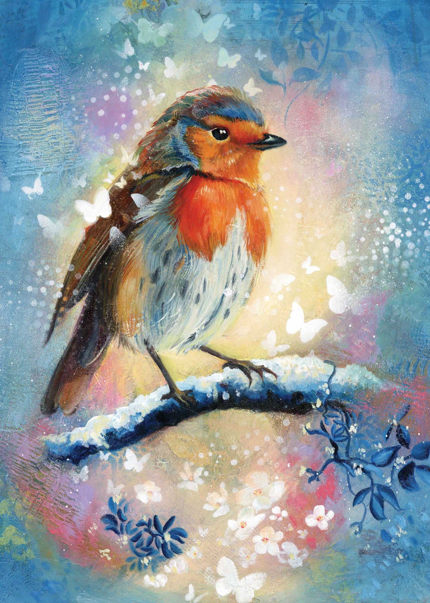 Angel Robin Original Painting