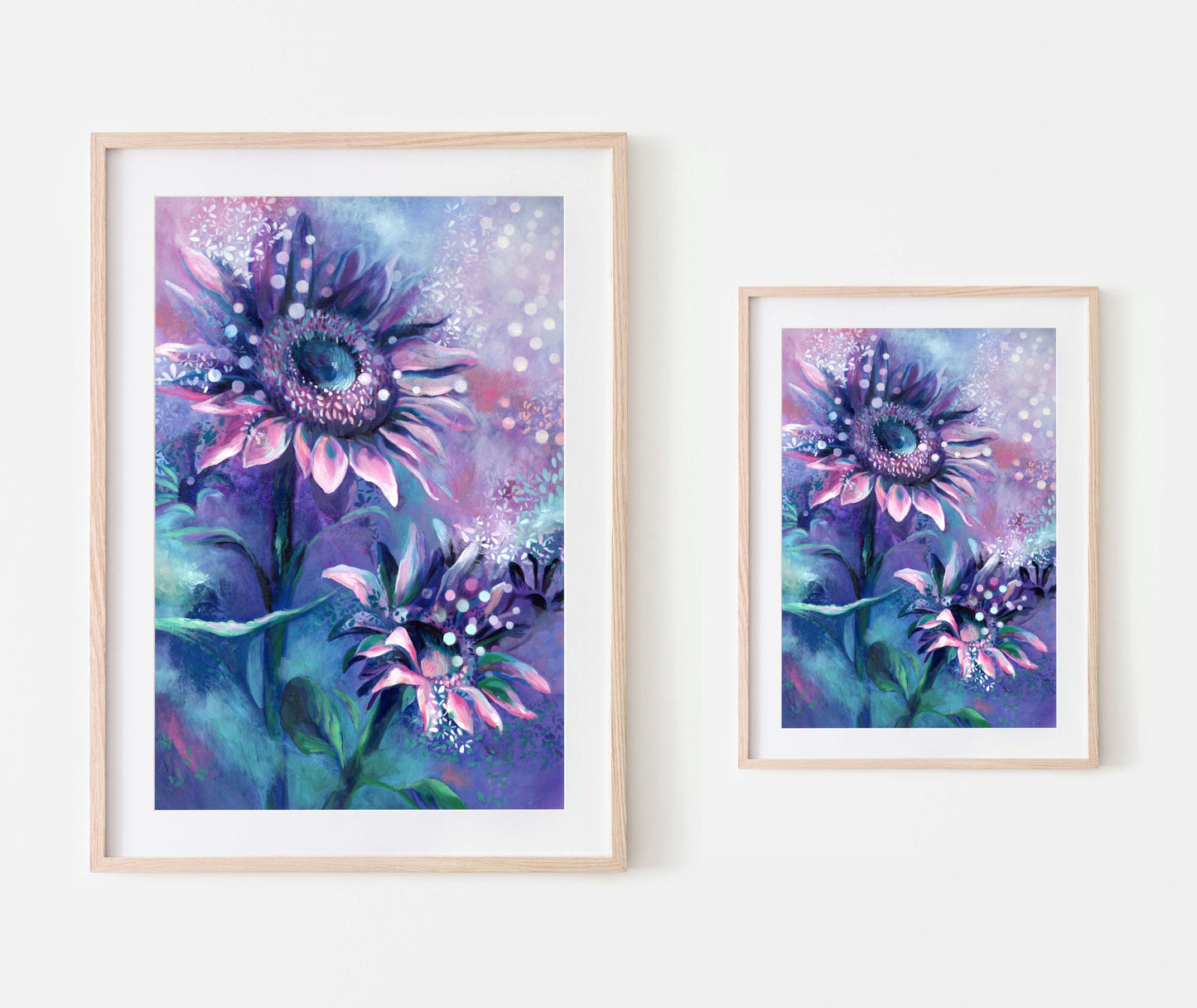 Midnight Magic (Purple Sunflowers)