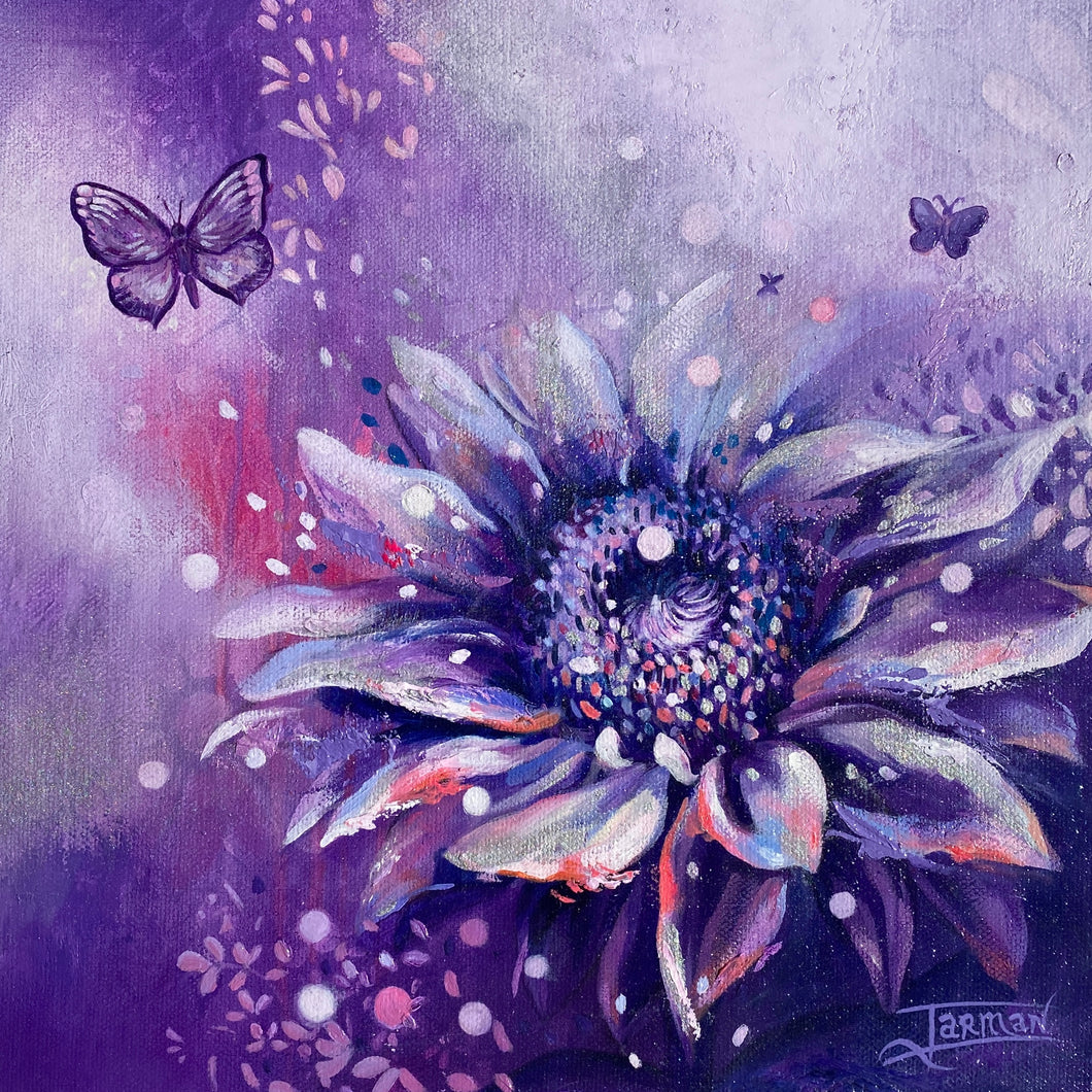 Violet Dreamscape Sunflower
