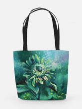 Load image into Gallery viewer, FLASH Fashion Bag- TOTE, Sunflower Art by Katie Jarman
