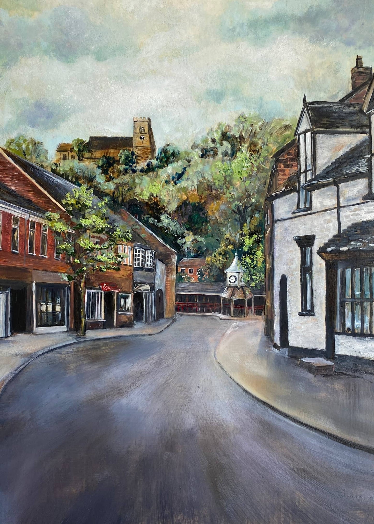 Kinver High Street A4 PRINT (Un-framed)