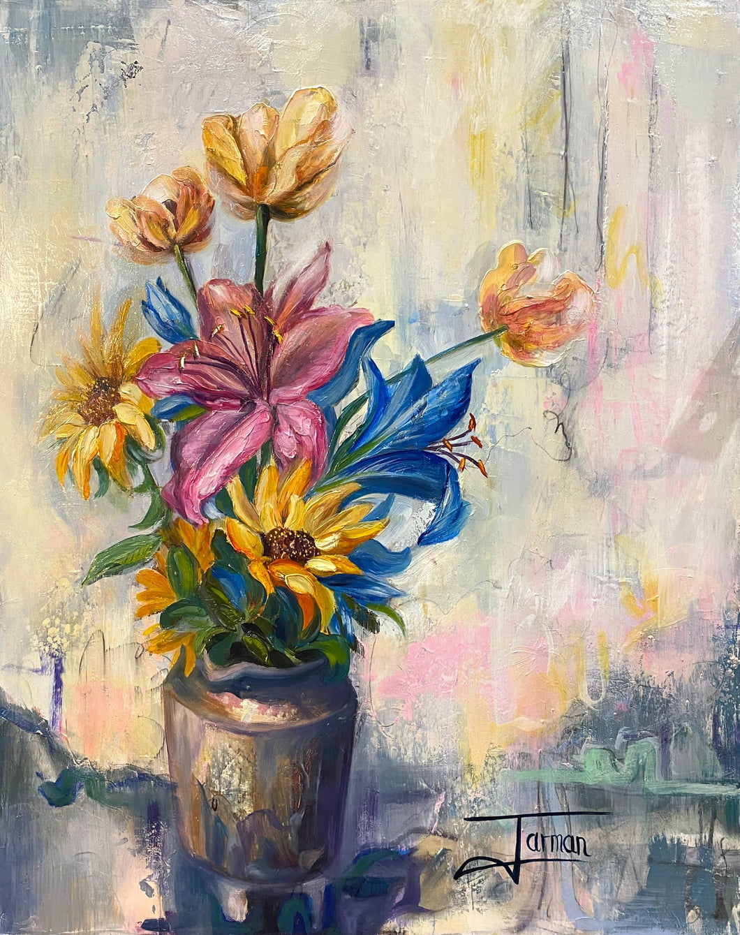 In Bloom ~ Original Flower Oil Painting