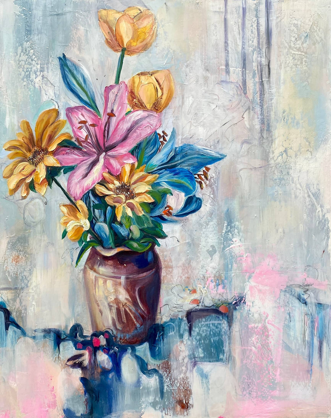 Morning Glory ~ Original Flower Oil Painting